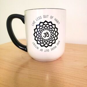 Om Symbol Ceramic Coffeetea Mug - 10 Strawberry Street Mug